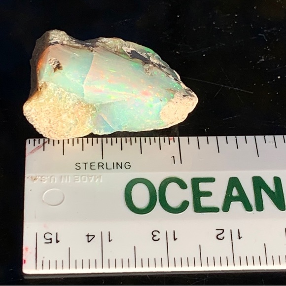 Welo Rough 32.24Ct Natural Ethiopian Play Of Color Rough Opal - Picture 5 of 16